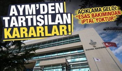 AYM’den tartışmalı ‘rektör ataması’ kararı!