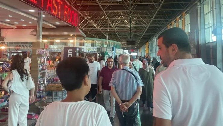 Bursa terminalinde hafta sonu yoğunluğu başladı!