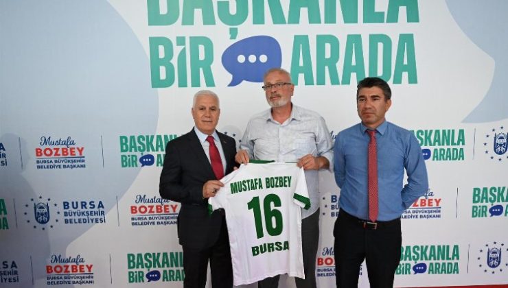 Bursalılar, Başkan Bozbey ile buluştu