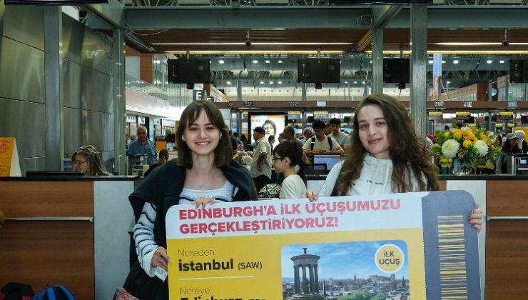 İstanbul Sabiha Gökçen’den Edinburgh’a yeni hat