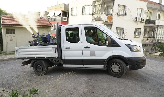 Karabağlar’da mahalle mahalle ilaçlama yapıldı