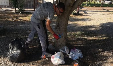 Kemer’de bayram öncesinde temizlik çalışmaları