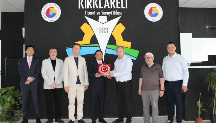 Kırklareli TSO, Shang Jian’ı ağırladı