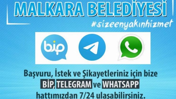 Malkara Belediyesi, Bip, Telegram ve Whatsapp şikayet hattı oluşturdu