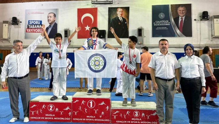 Muğlalı taekwondocular İl Şampiyonu oldu