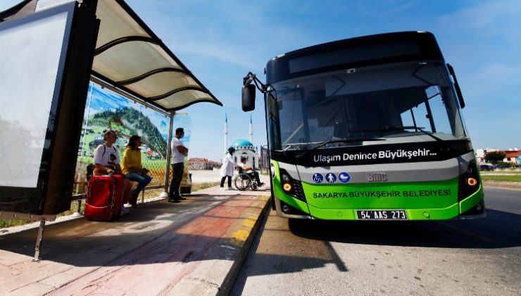 Sakarya’da otobüsler bayramın 4 günü de ücretsiz