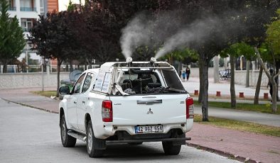 Selçuklu Belediyesi yaz aylarında aralıksız sürdürdüğü haşere ve sinek ilaçlama çalışmalarına yoğun mesai harcıyor.