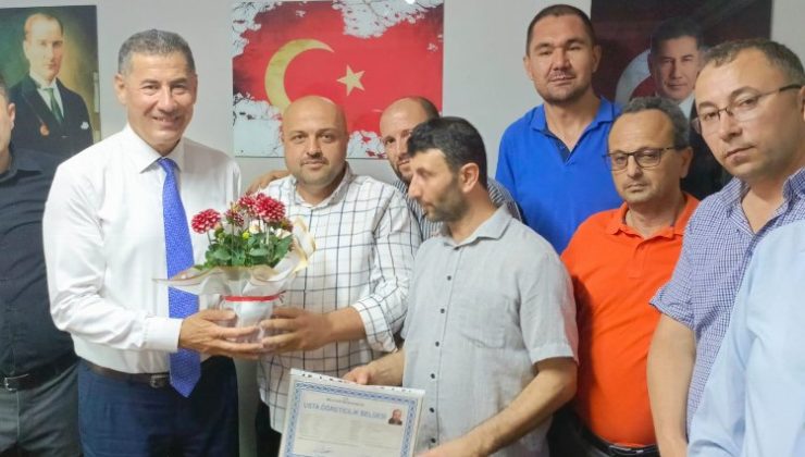 Sinan Oğan, çırak ve stajyerlerin taleplerini dinledi