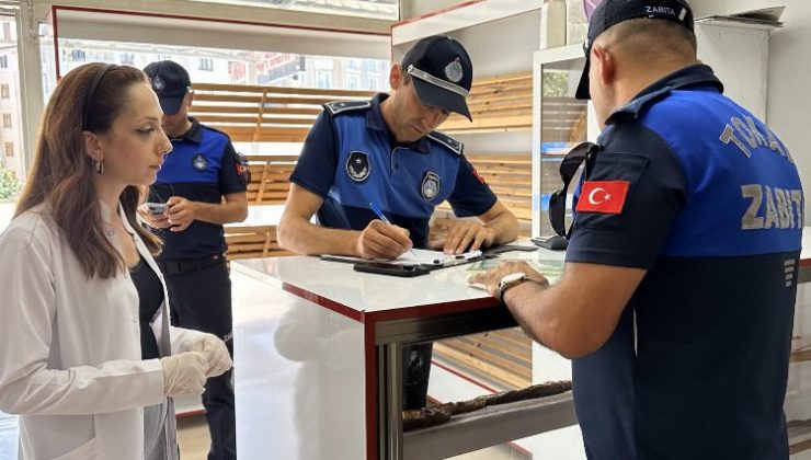 Tokat Zabıtası’ndan bayram öncesi denetim