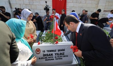 15 Temmuz şehitlerine İstanbul Büyükşehir’de özel anma