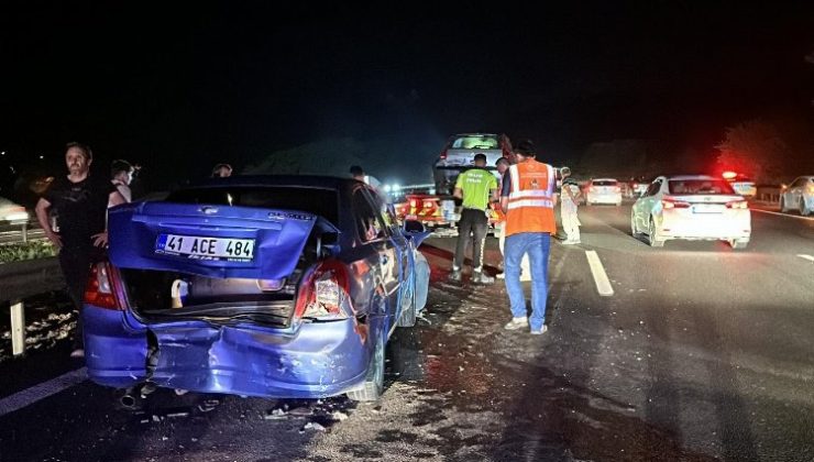 Anadolu Otoyolu’unda zincirleme kaza