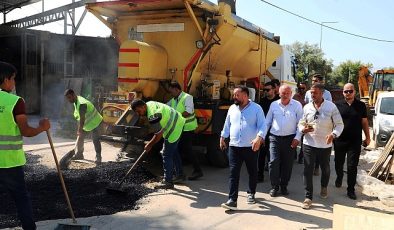 Başkan Turan onarım çalışmalarını sahada inceledi