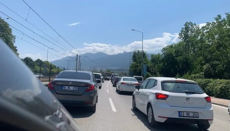 Bursa’da yoğun trafik