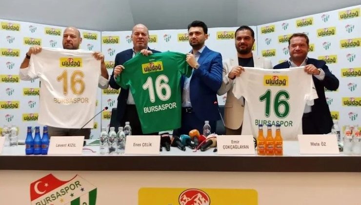 Bursaspor’un forma sırt sponsoru belli oldu