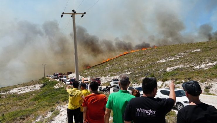 Çeşme’deki yangından acı haber! Yangın kontrol altında…