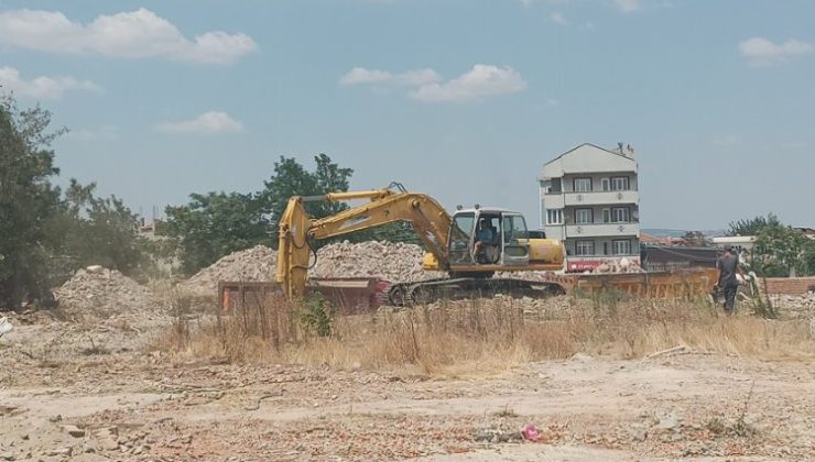 Edirne Keşan’da İnönü İlkokulu’nda çalışma başladı