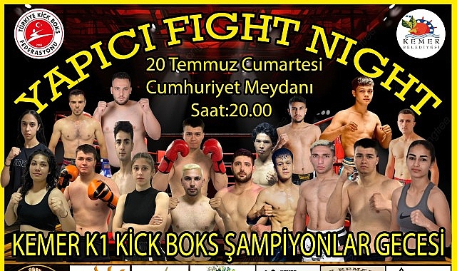 Kemer’de Kick Boks heyecanı