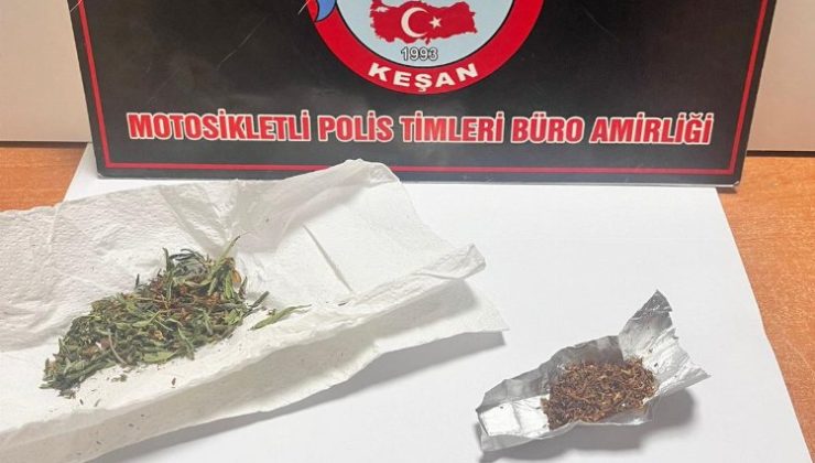 Keşan’da uyuşturucuya geçit yok!