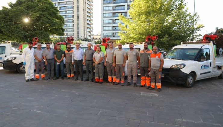 Melikgazi Belediyesi ilçenin her mahallesinde kapsamlı ilaçlama çalışması yapıyor