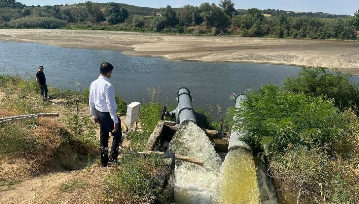 Meriç Nehri’ne Kaymakam Sevgili’den yakın mercek