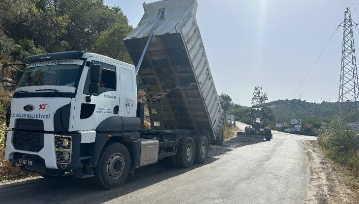 Milas Belediyesi ilçemizde yoğun çalışmalar gerçekleştiriyor