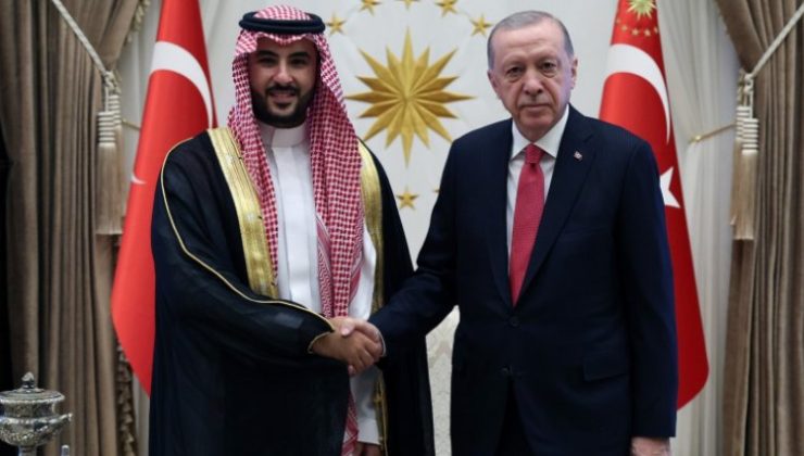 Suudi Arabistan Savunma Bakanı Beştepe’de