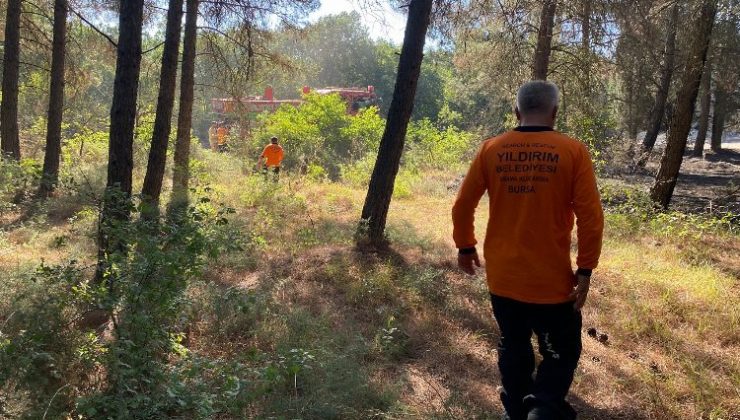 Yıldırım’dan söndürme çalışmalarına destek