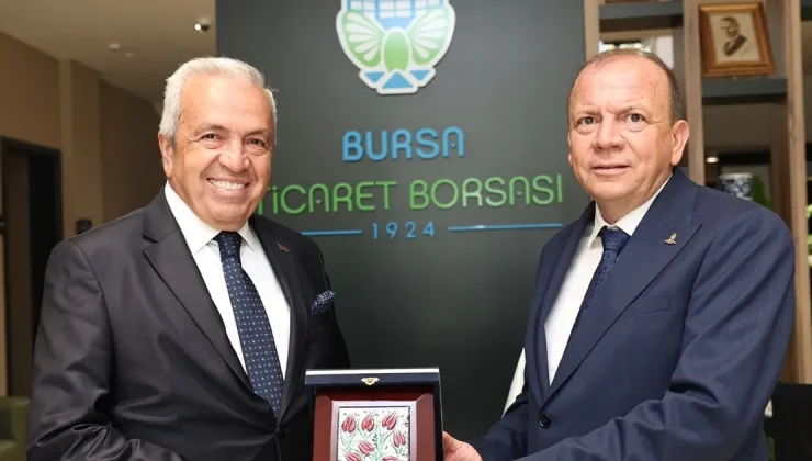 Başkan Şadi Özdemir’den Bursa Ticaret Borsası’na ziyaret