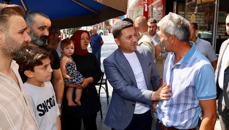 Belediye Başkanı Arı, Lale Caddesi ve Belediye Caddesi esnaflarıyla buluştu