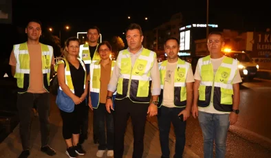 Bursa Büyükşehir’den daha temiz bir Bursa için gece mesaisi