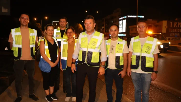 Bursa Büyükşehir’den daha temiz bir Bursa için gece mesaisi