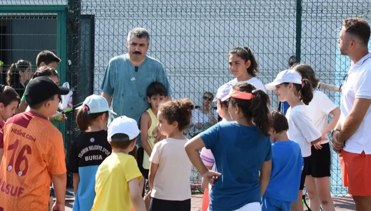 Bursa Yıldırım’a yeni tenis kortu müjdesi