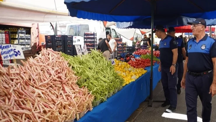 Çayırova Zabıtası’ndan pazar denetimi