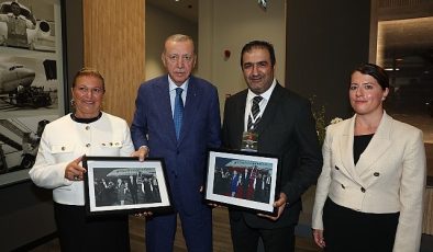 Cumhurbaşkanı Erdoğan, Çukurova Havalimanı’nda Çelebi Platinum Lounge’u ziyaret etti