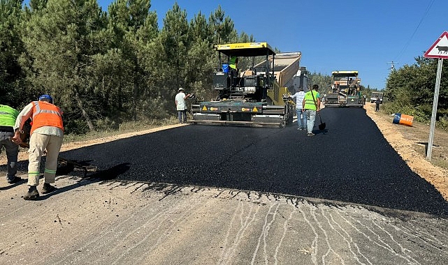 Derince ile köyler arasındaki yol yenileniyor