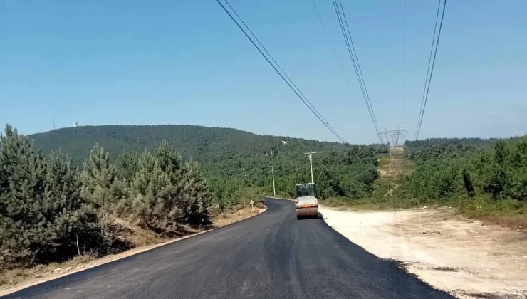 Derince’de köylere giden ulaşım ağı yenileniyor