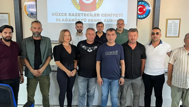 Düzce Gazeteciler Cemiyeti’nde olağanüstü seçim