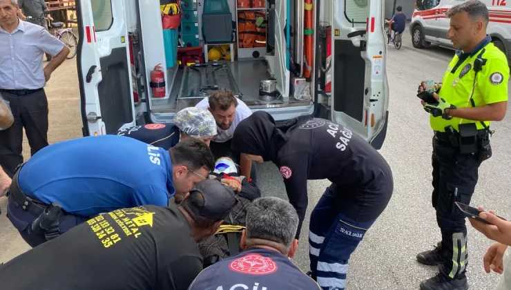 Düzce’de elektirikli bisiklet yaya çarptı: 2 yaralı