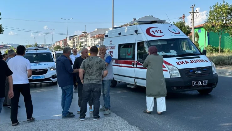 Düzce’de trafik kazası: 1 ağır yaralı