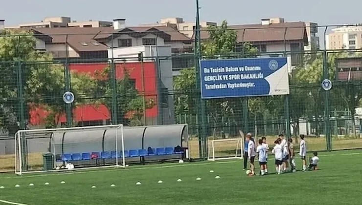 Emek Spor Tesisleri’nde geleceğin yıldızları yetişiyor