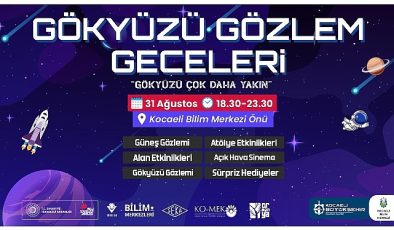 Gökyüzü Gözlem Geceleri başlıyor