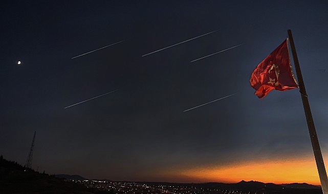 Gökyüzü tutkunları, yılın en etkileyici doğa olaylarından biri olarak gösterilen “Perseid meteor yağmuru”nu izlemek için Tarihi Kayaşehir’de bir araya geldi.