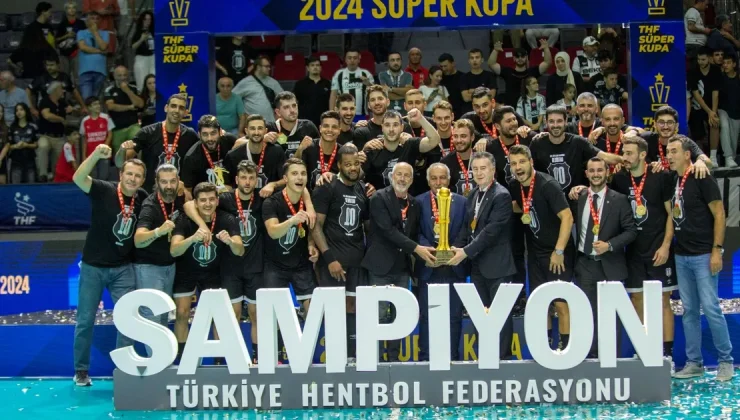 Hentbol 2024 Erkekler Süper Kupası’nda şampiyon Beşiktaş