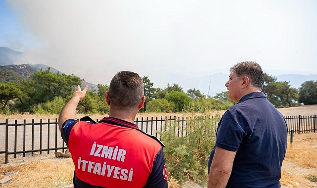 İtfaiye ekipleri Yamanlar Köyü’ne konuşlandırıldı