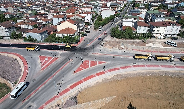 Kaşkaldere Kavşağı’nda son rötuşlar; Büyükşehir’den kent trafiğine bir nefes daha