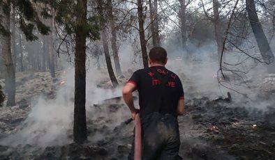 Kocaeli İtfaiyesi, Bolu’da soğutma çalışması yapıyor