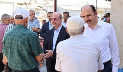 Konya Büyükşehir Belediye Başkanı Uğur İbrahim Altay ve Selçuklu Belediye Başkanı Ahmet Pekyatırmacı, Şeyh Şamil Mahallesi Kevser Camii’nde mahalle sakinleriyle bir araya geldi.