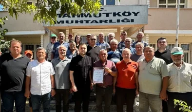 Mahmutköy kuru fasulyesi’nin coğrafi işaret tescil belgesi teslim edildi