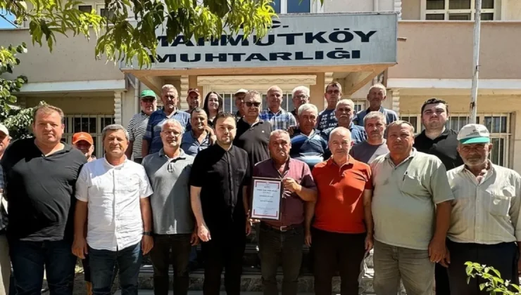 Mahmutköy kuru fasulyesi’nin coğrafi işaret tescil belgesi teslim edildi