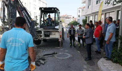 Nevşehir’de altyapı yenileme çalışmaları sürüyor